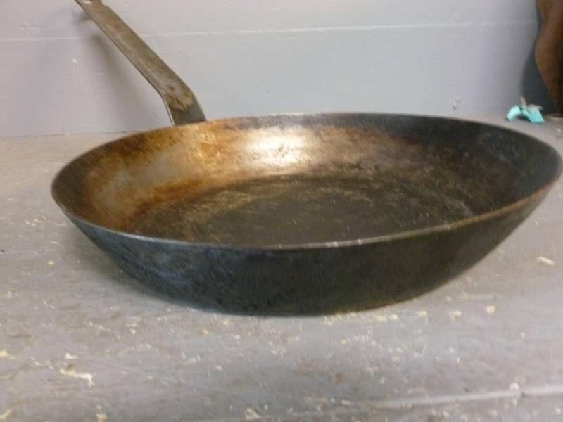 Vintage Steel Fry Pan