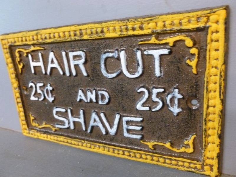 Cast Iron Sign
