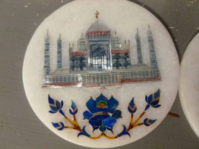 Marble Coaster Set