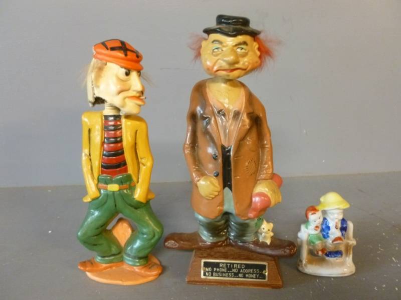Vintage Bobblehead Figurines