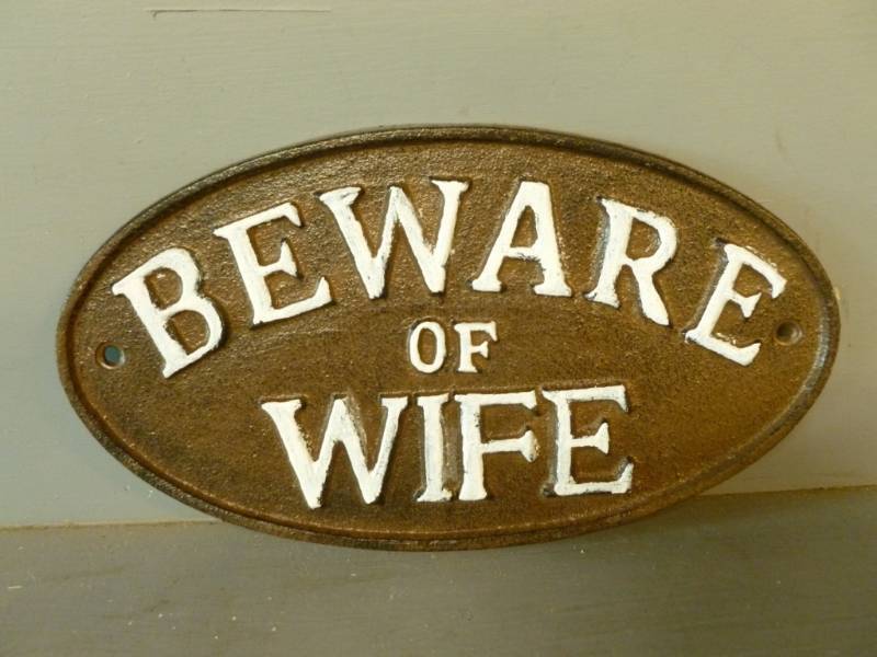 Cast Iron Sign