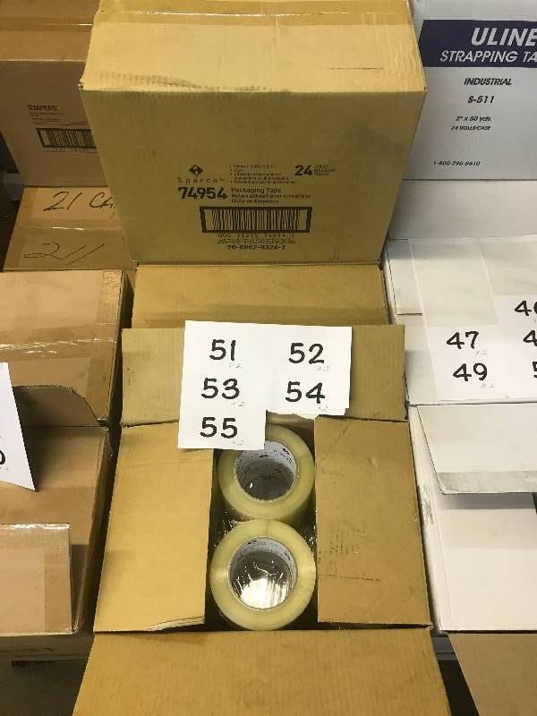 2 CASES OF TAPE