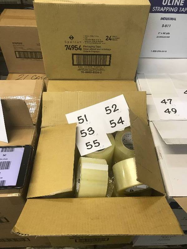 2 CASES OF TAPE