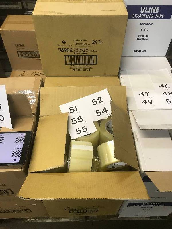 2 CASES OF TAPE