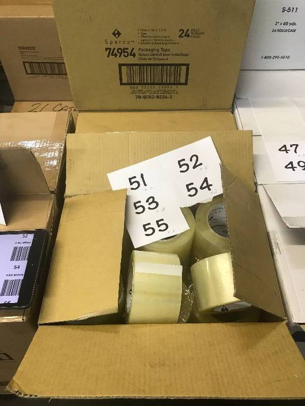 2 CASES OF TAPE