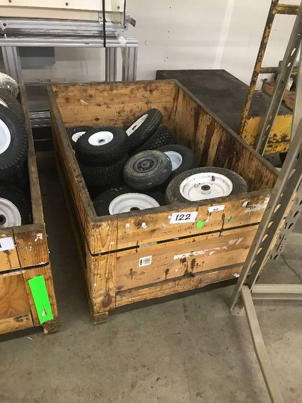 CRATE OF AIR TIRES