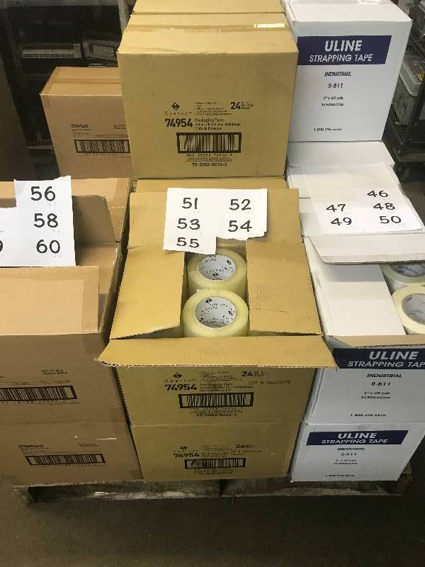 2 CASES OF TAPE