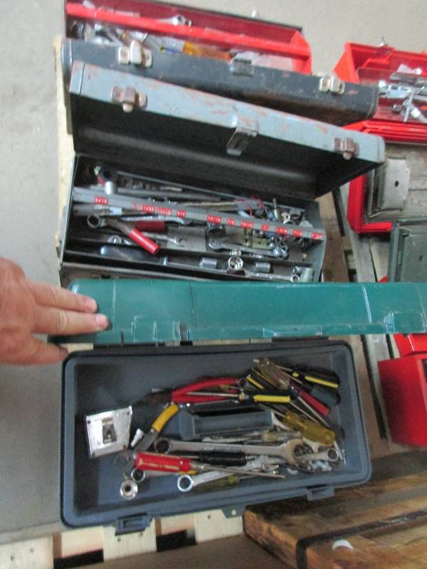 3 TOOL BOXES W TOOLS