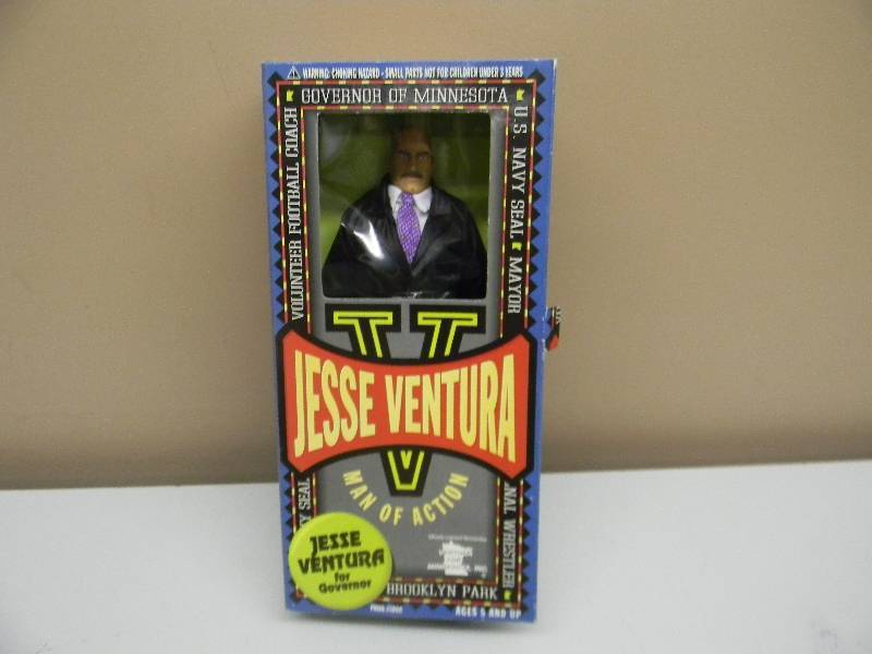 lot 40 image: JESSE VENTURA MAN OF ACTION GOVERNOR FIGURE - STILL IN BOX SEE PICTURES