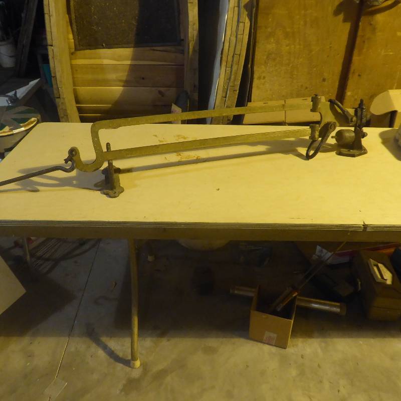 lot 22 image: Antique Fairbanks Co. Union Pacific Railroad Stamped Scale