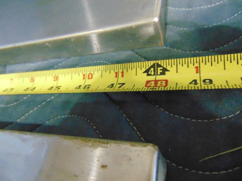 lot 22 image: (2) 4 Stainless Steel Shelves