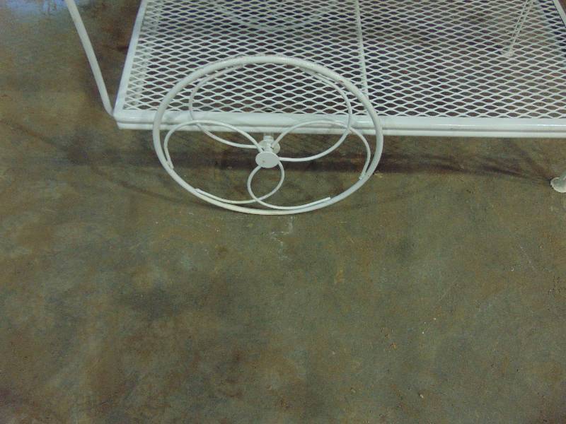 lot 55 image: Wire Cart with Wire Wheels