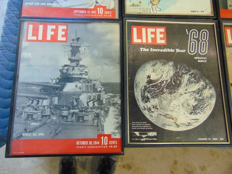 lot 56 image: (19) Life Magazines from Different Months and Dates