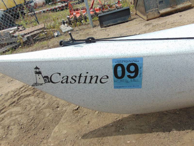 lot 3 image: 2001 Old Town Castline Granite Kayak With Rudder