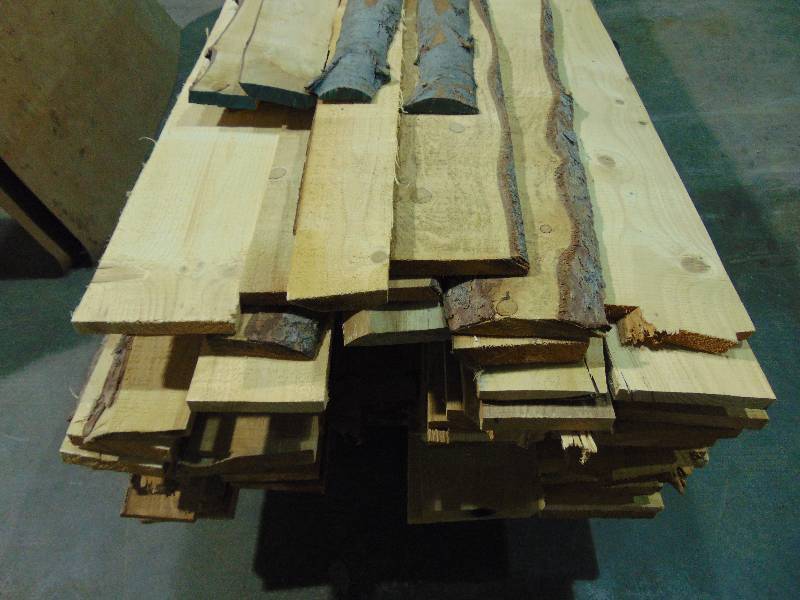 lot 136 image: Large Lot Of Home Sawed Maple Boards