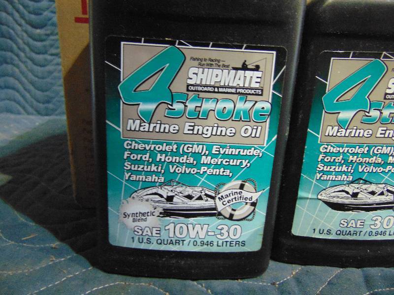 lot 140 image: (6) Bottles of 4-Stroke Marine Oil