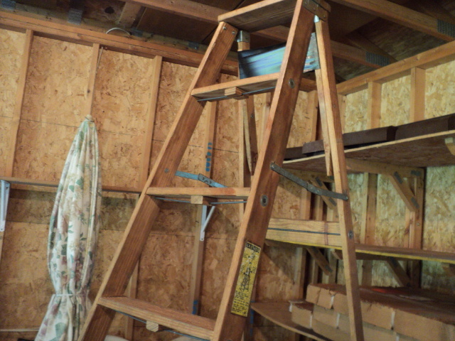 lot 28 image: 8 Foot Davidson step ladder...