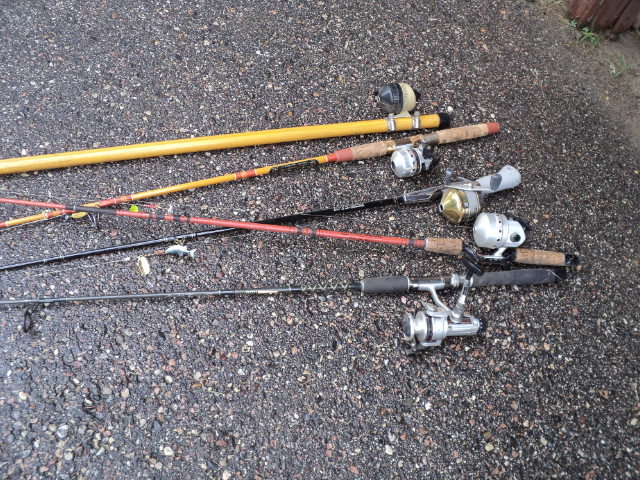 lot 41 image: Lot of fishing poles...