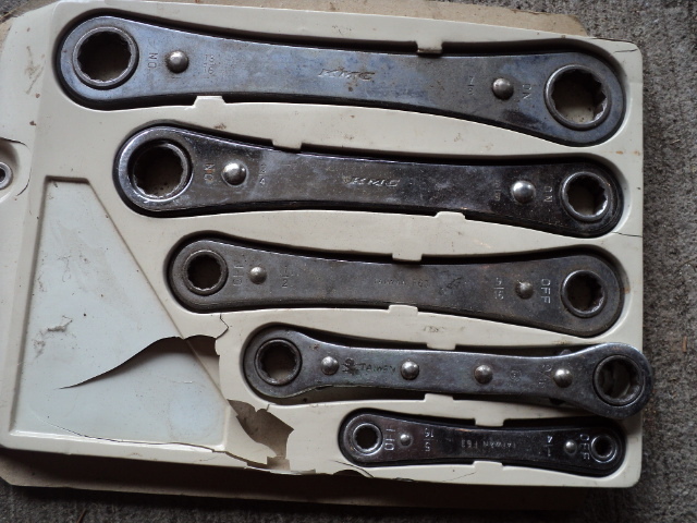 lot 82 image: Set of rachet wrenches...