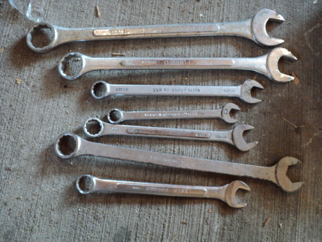 lot 95 image: Lot of extra large wrenches...
