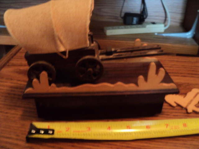 lot 209 image: Wood wagon replica...