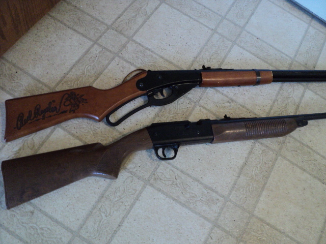 lot 241 image: Red Ryder and plastic BB Gun...