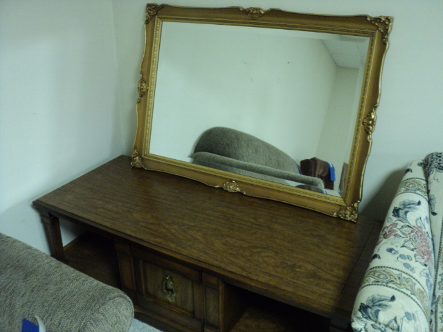 lot 258 image: Coffee table, 52 x 22 inch top...