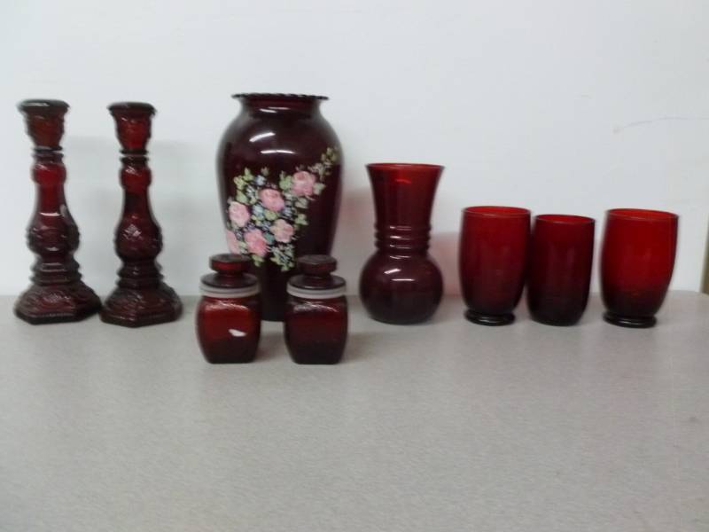 Ruby Red Glass