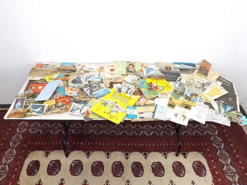 lot 40 image: Lot of Vintage Postcards, Magazines, Paper Dolls, etc. Paper