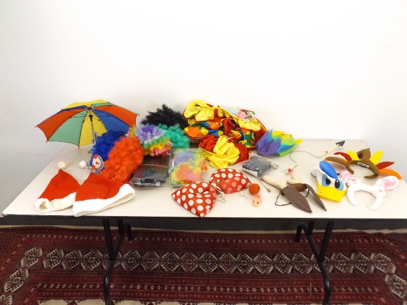 lot 43 image: Lot of Clown Costumes, and Accessories