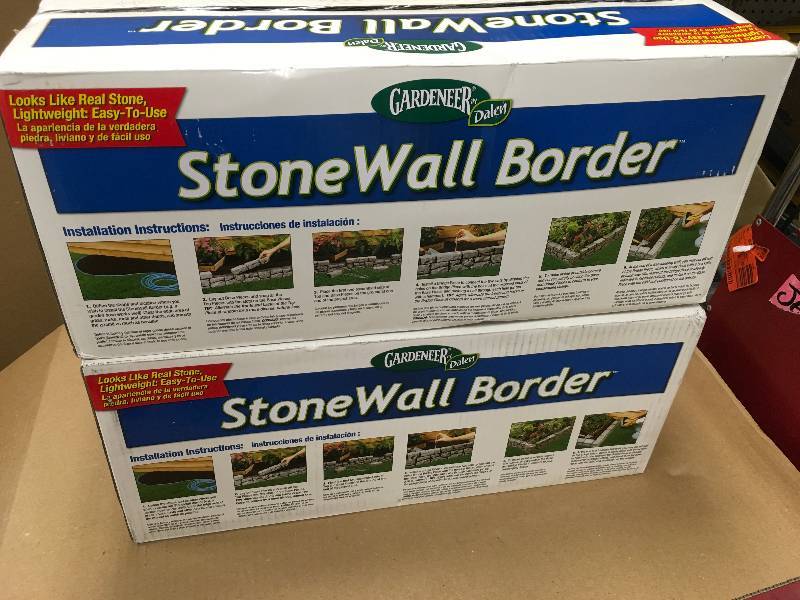 lot 37 image: Dalen Products 6 in. x 10 ft. StoneWall Border not used