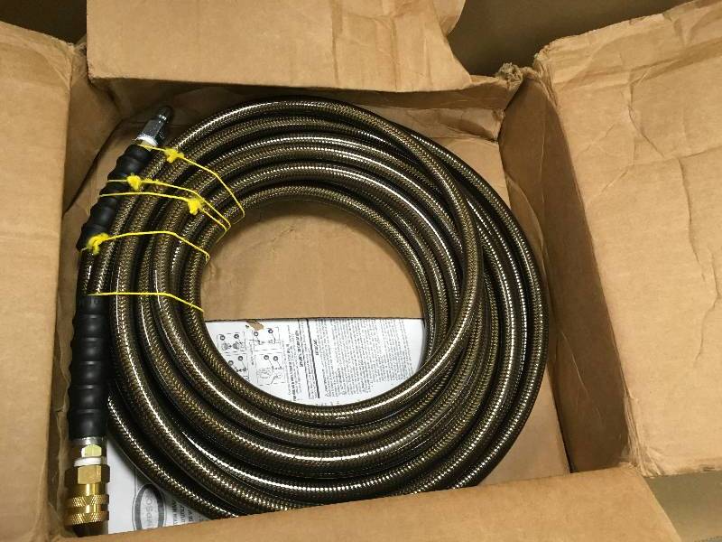 lot 45 image: SIMPSON 38 x 50   Monster Hose for High Pressure Washers Part # 40150 not used
