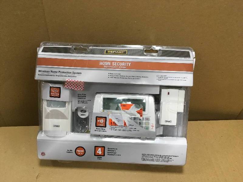 lot 46 image: DEFIANT Home Security Wireless Home Protection Alarm System not used