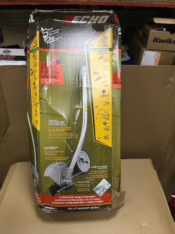 lot 53 image: ECHO SERIES PAS Power Head Straight Shaft Edger Attachment in good conditions