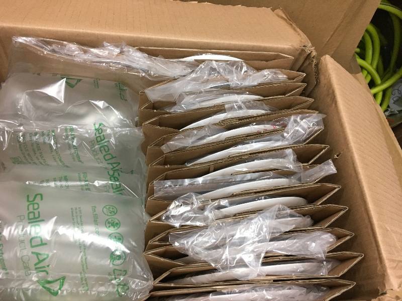 lot 79 image: DESIGN HOUSE 6 in. White Recessed Lighting Wide Ring 24 PACK New