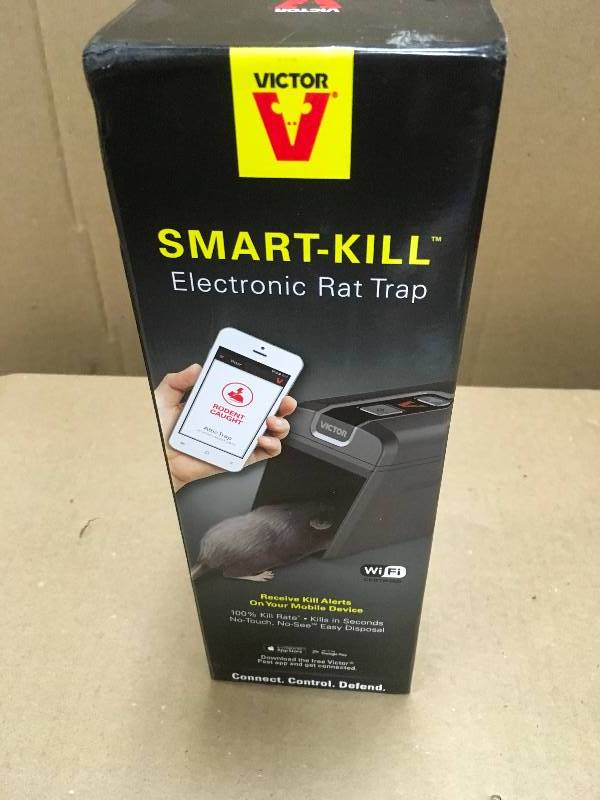 lot 92 image: VICTOR Smart-Kill Wifi Electronic Rat Trap not used