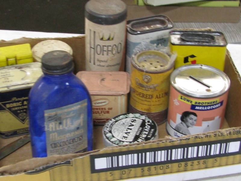lot 25 image: Misc Advertising Cans
