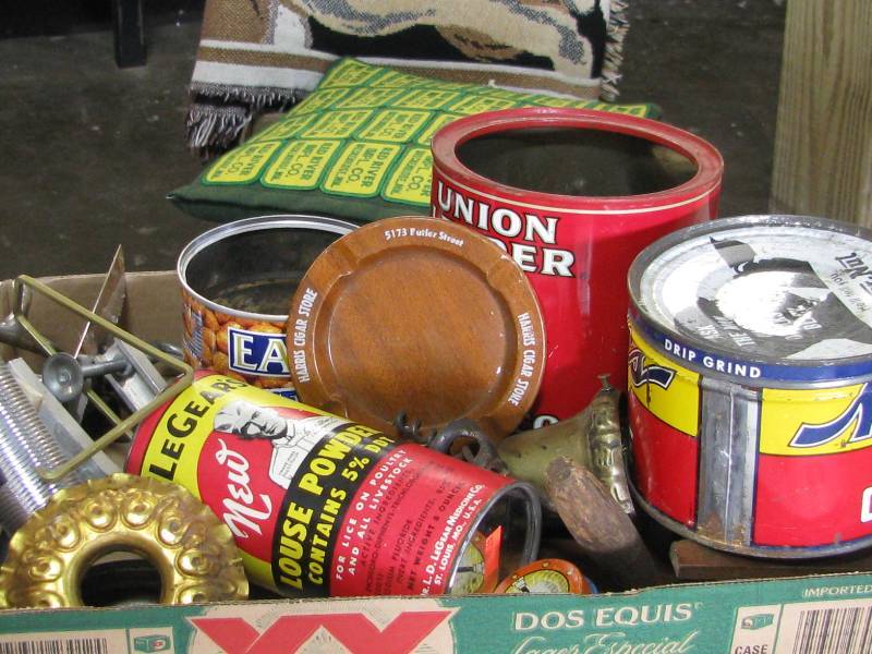 lot 59 image: Misc Advertising Tins