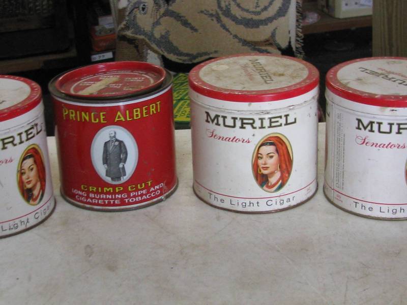 lot 99 image: Tobacco Cans