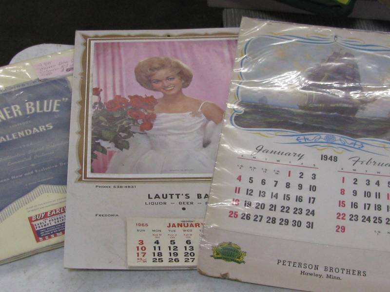lot 117 image: Calendars