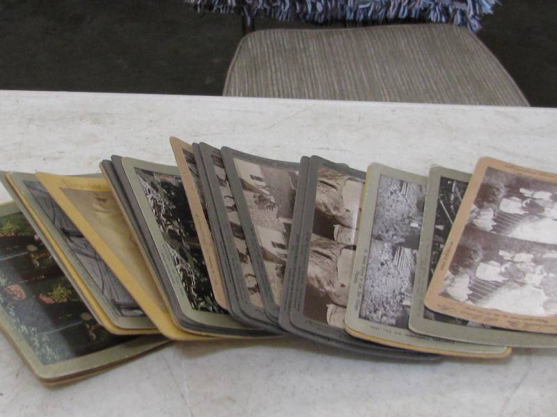 lot 146 image: Steroscope Cards