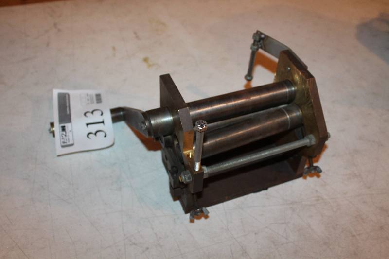 lot 313 image: Compact sheet metal roller works wel.l