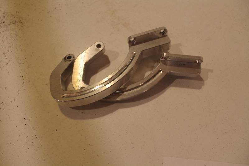 lot 325 image: Billet trunk hinges, new condition.