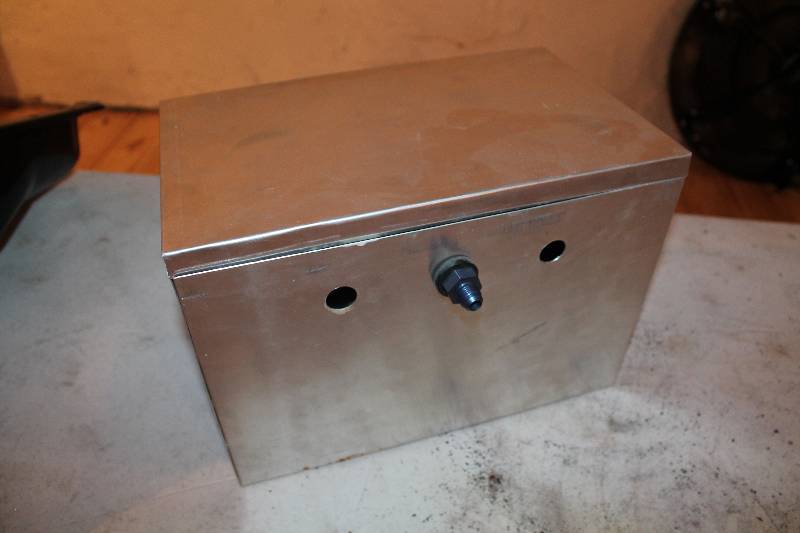 lot 336 image: Custom built aluminum battery box