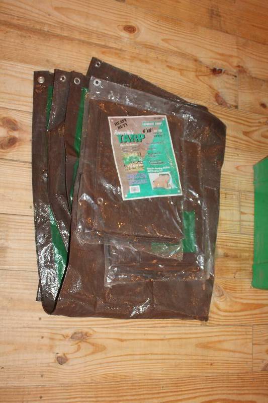 lot 364 image: Lot of tarps new condition.