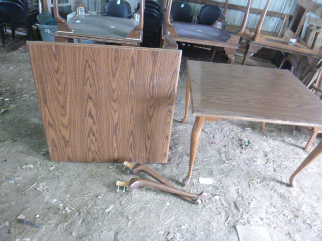 2 Square Wooden Tables