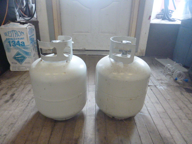 2 Propane Tanks with OPD Valves