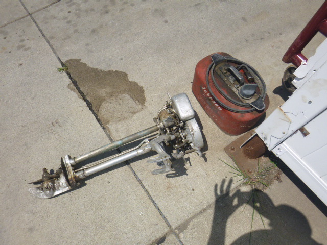 Vintage Johnson 110 Outboard Motor