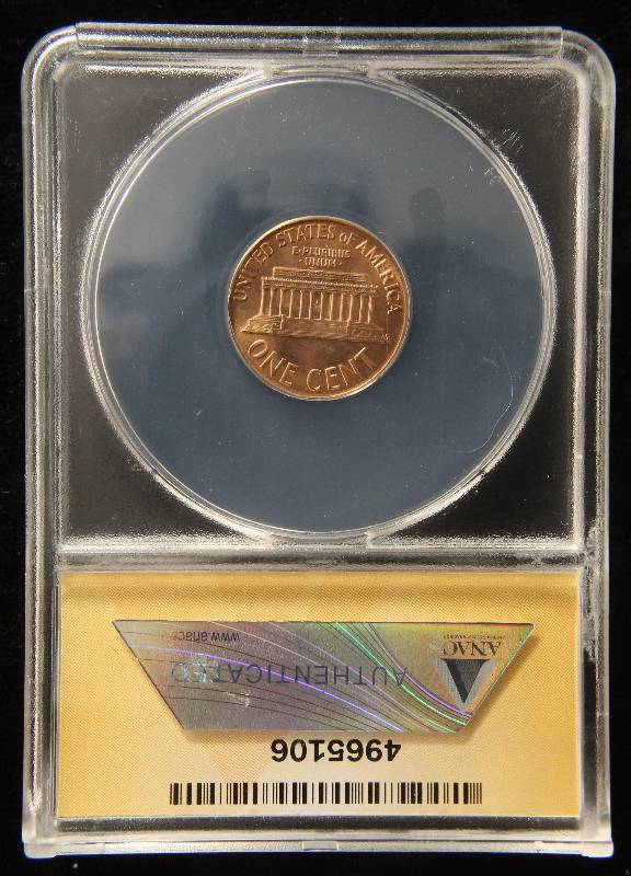 lot 39 image: 1959-D LINCOLN MEMORIAL CENT MS65RD ANACS