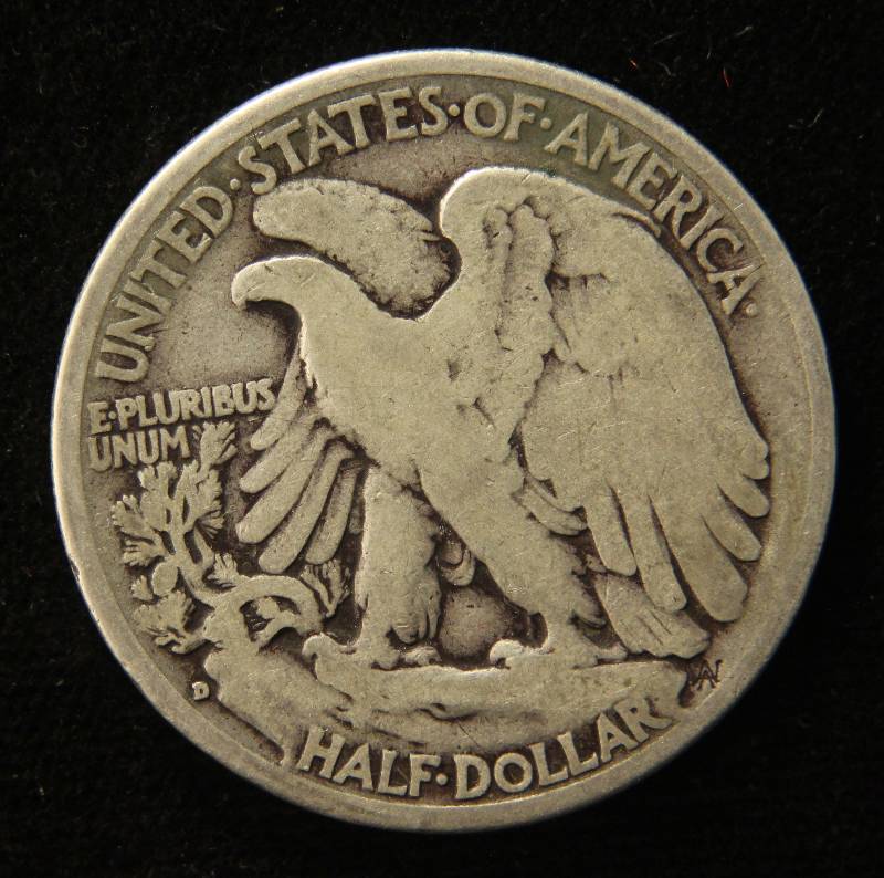 lot 52 image: 1935-D WALKING LIBERTY HALF DOLLAR